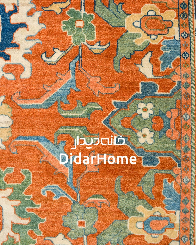 فرش دستباف هریس طرح افشان شش متری