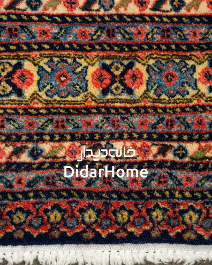 فرش دستباف آنتیک سراب طرح ترنجی دوازده متری