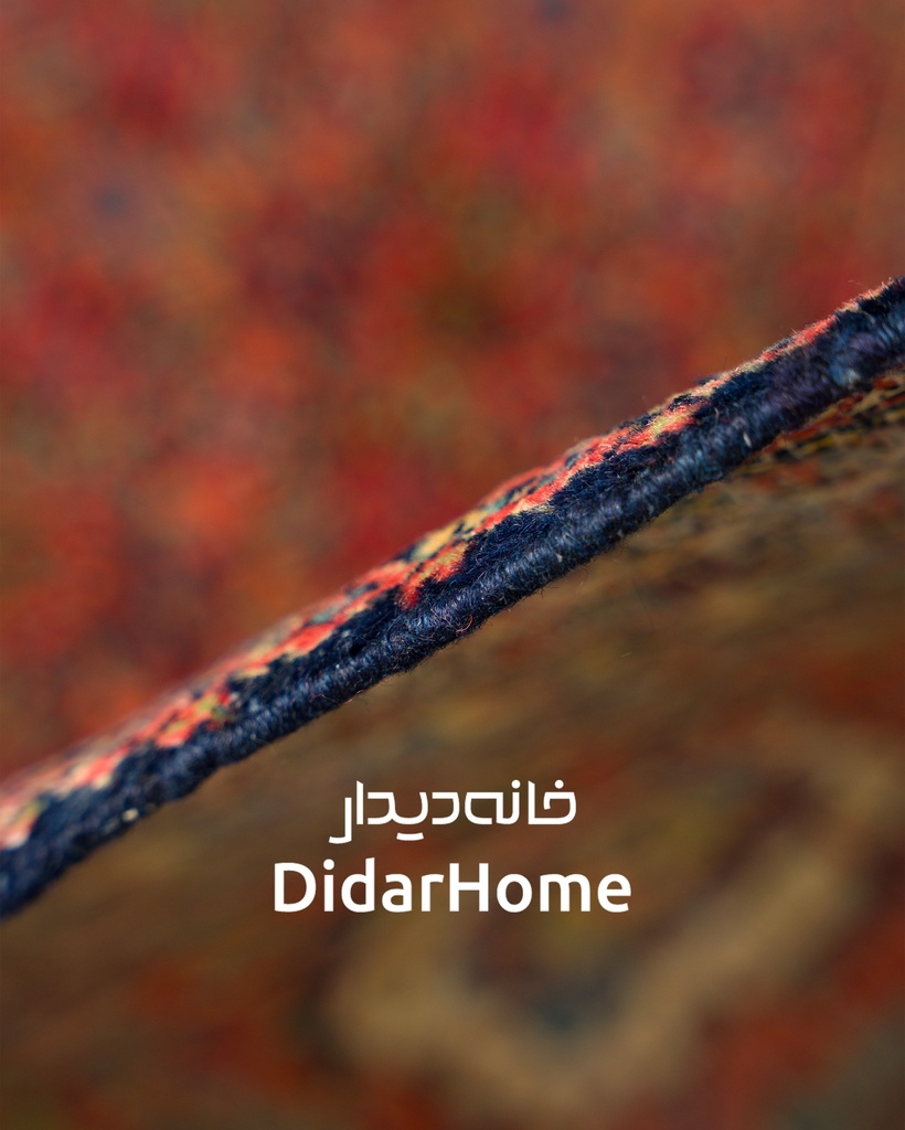 فرش دستباف آنتیک سراب طرح ترنجی دوازده متری