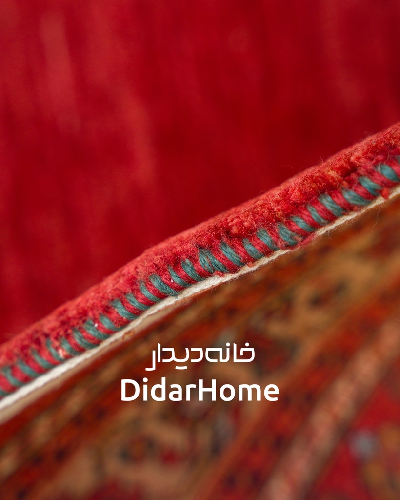 فرش دستباف قشقایی طرح کفساده سه متری