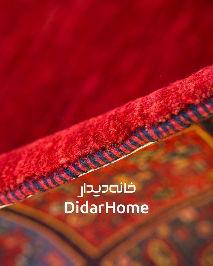 فرش دستباف قشقایی طرح کفساده شش متری