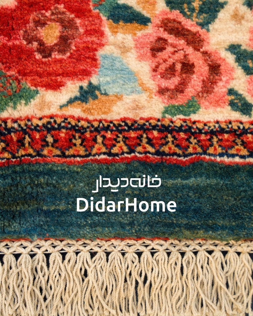 فرش دستباف بیجار طرح هزارگل ذرع و نیم