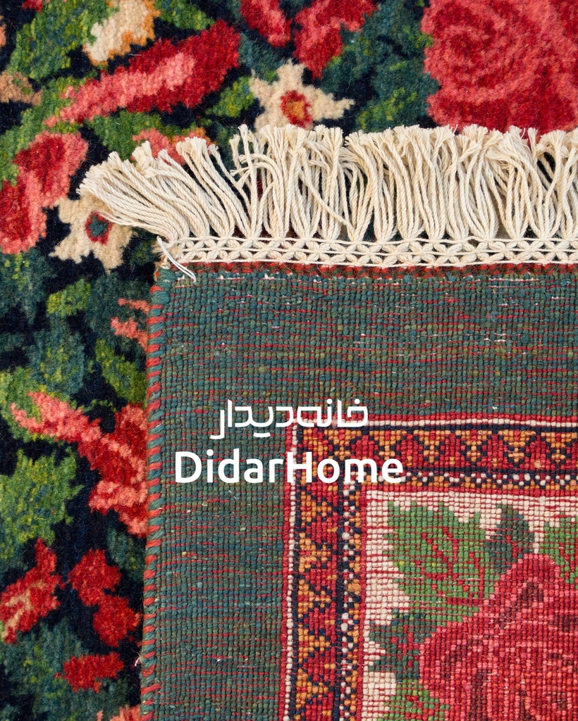 کناره دستباف بیجار طرح هزارگل