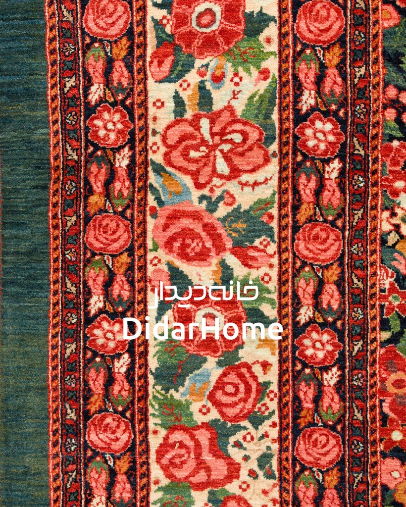 فرش دستباف بیجار طرح هزارگل دوازده متری