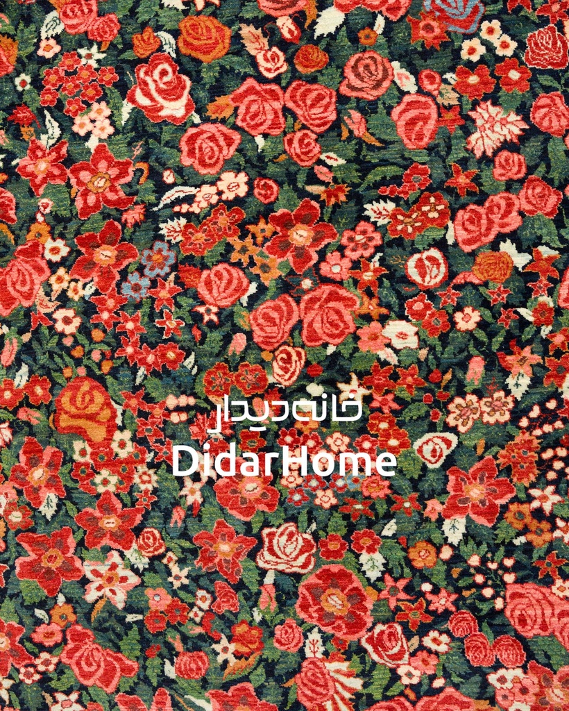 فرش دستباف بیجار طرح هزارگل دوازده متری