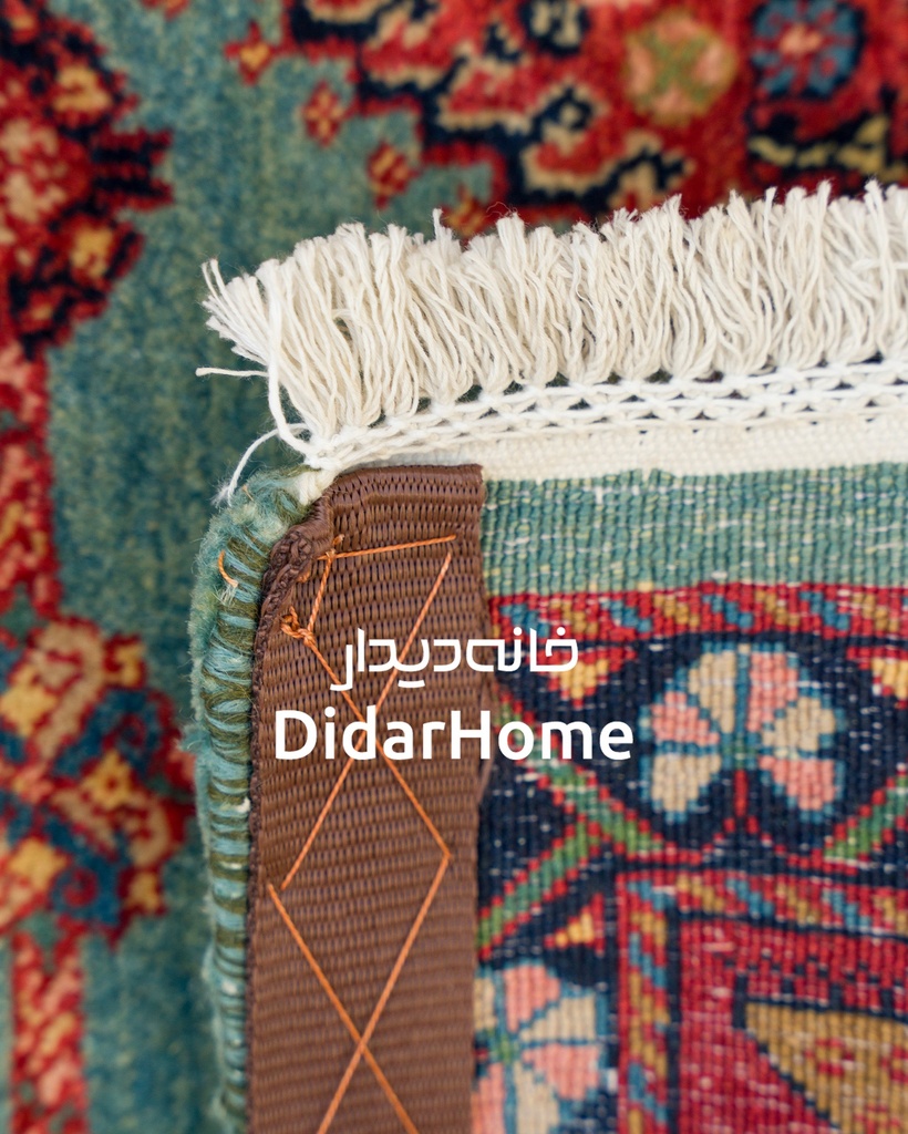 فرش دستباف قشقایی طرح ترنجی ذرع و نیم