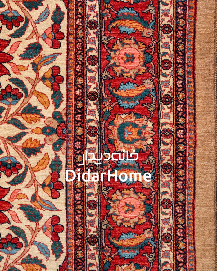 فرش دستباف بیجار طرح افشان نه متری