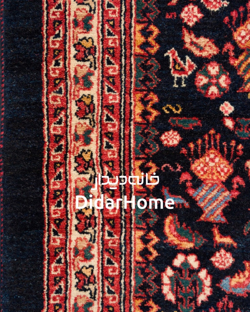 کناره دستباف قشقایی طرح ترنجی