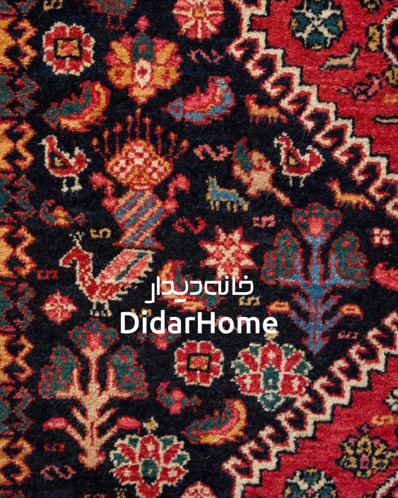 کناره دستباف قشقایی طرح ترنجی