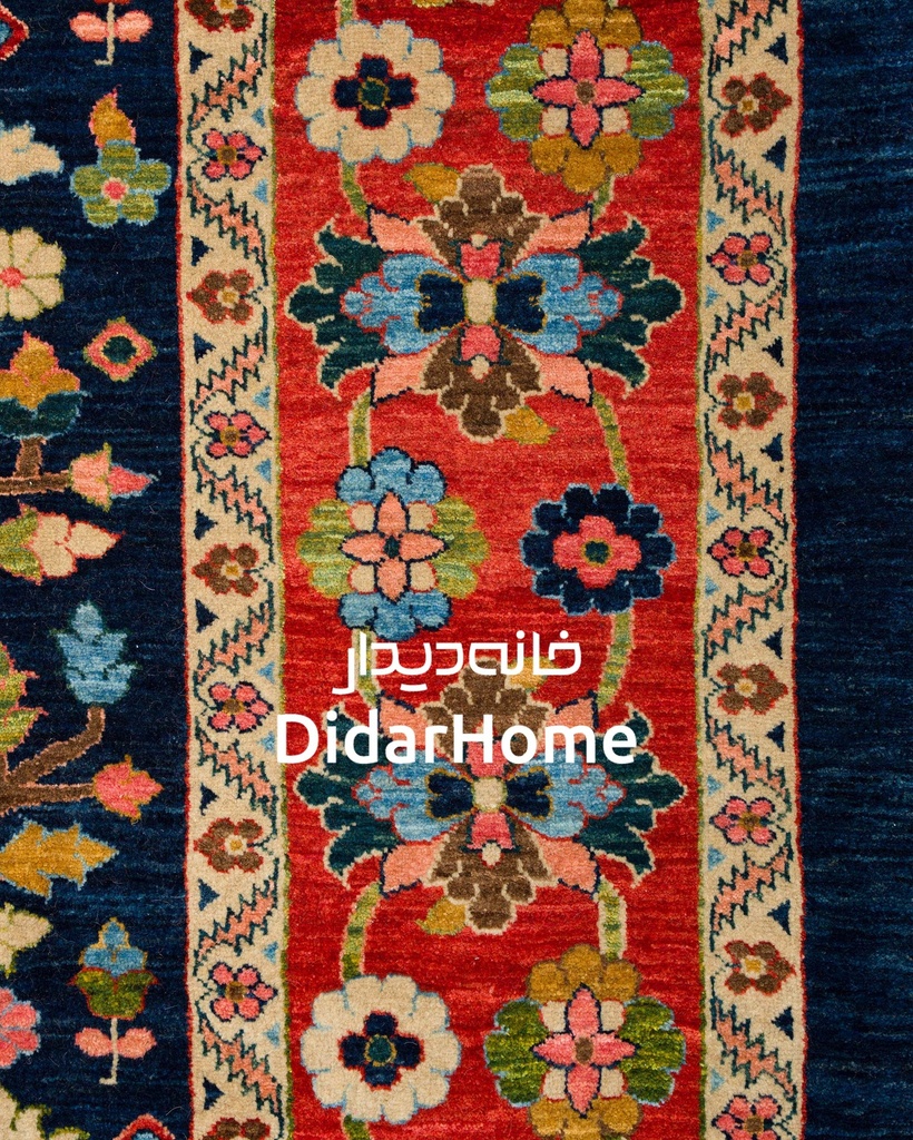 فرش دستباف بختیاری طرح درخت زندگی شش متری