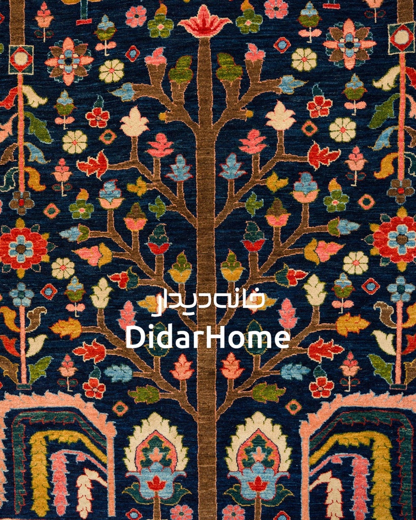 فرش دستباف بختیاری طرح درخت زندگی شش متری
