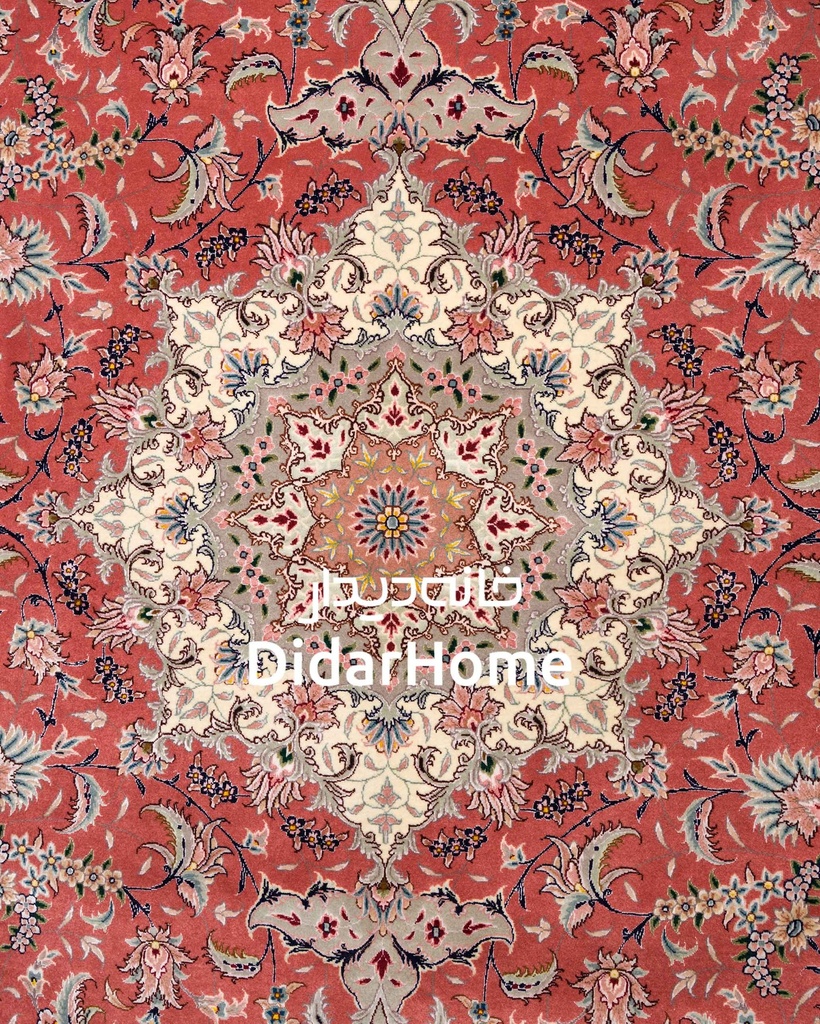 فرش دستباف تبریز طرح تقی زاده ۵۰ رج شش متری
