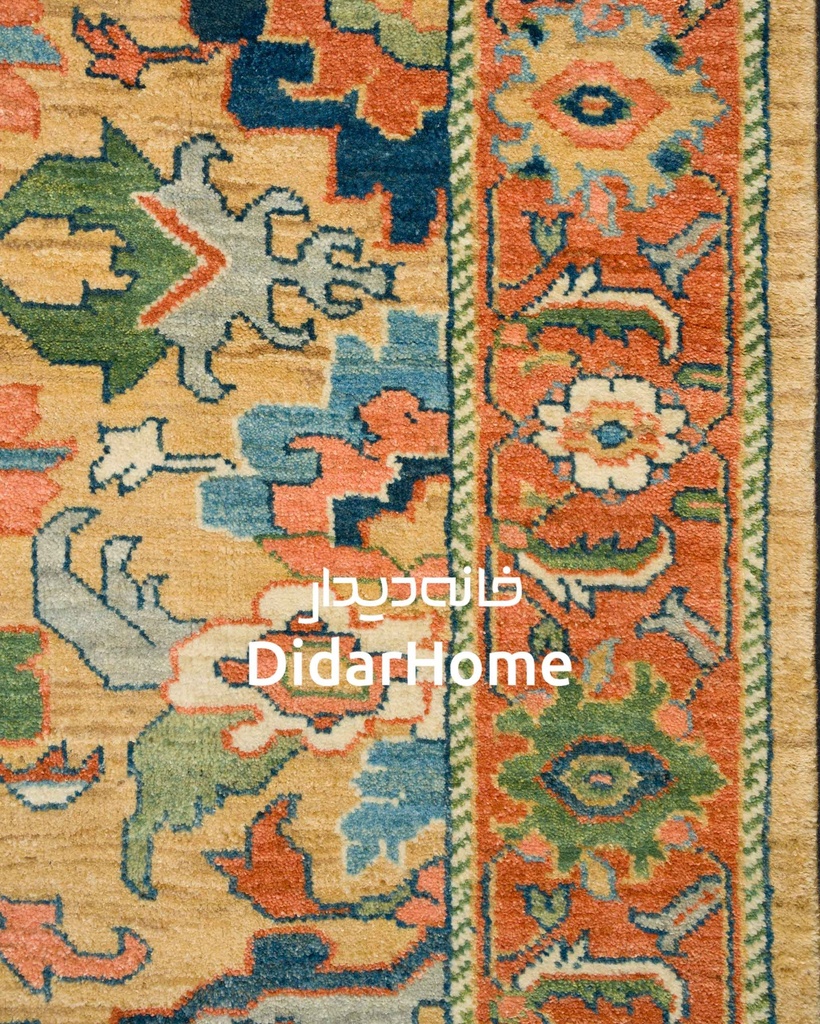 فرش دستباف هریس طرح افشان چهار متری