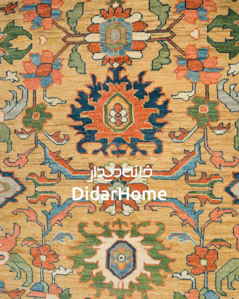 فرش دستباف هریس طرح افشان چهار متری