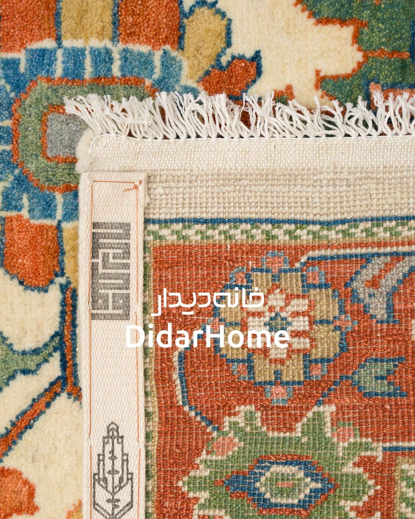 فرش دستباف هریس طرح افشان چهار متری