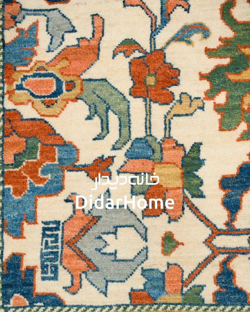 فرش دستباف هریس طرح افشان چهار متری