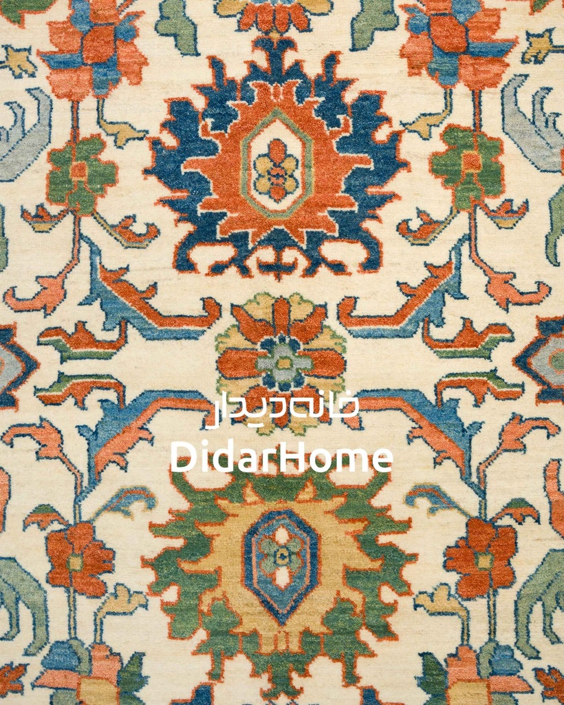 فرش دستباف هریس طرح افشان چهار متری