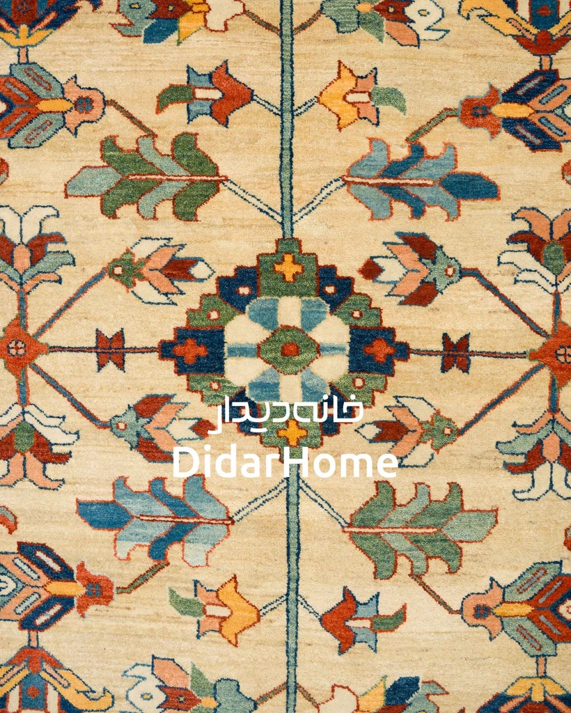 فرش دستباف هریس طرح افشان نه متری