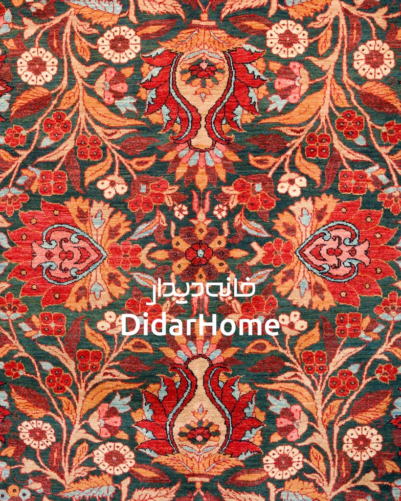 فرش دستباف بیجار طرح افشان شش متری