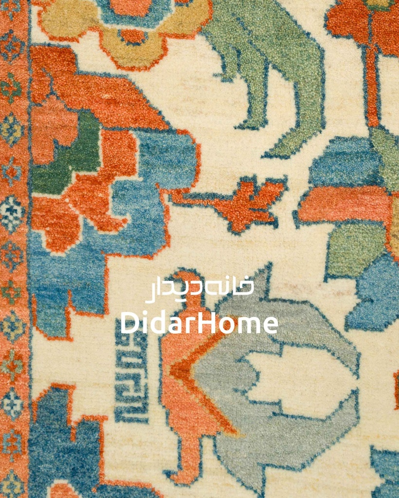 فرش دستباف هریس طرح افشان شش متری