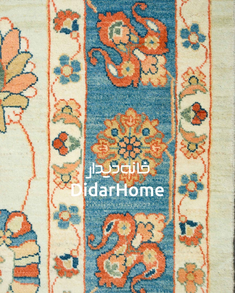 فرش دستباف سلطان آباد طرح افشان نه متری