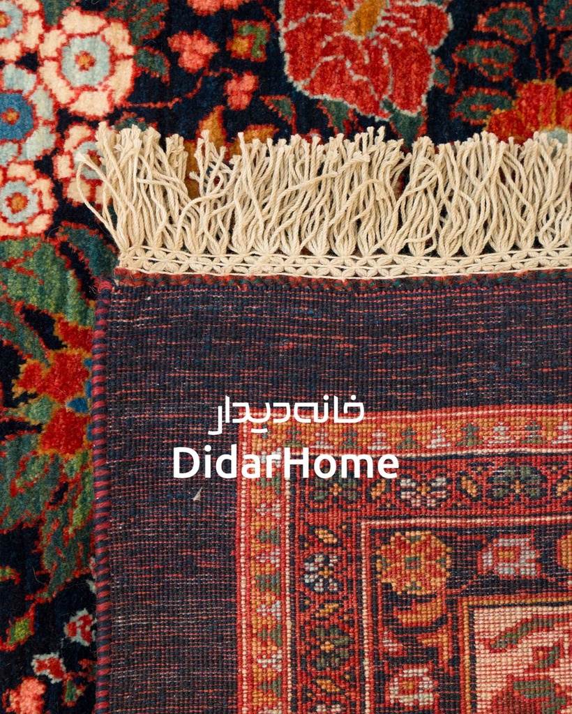 فرش دستباف بیجار طرح افشان نه متری