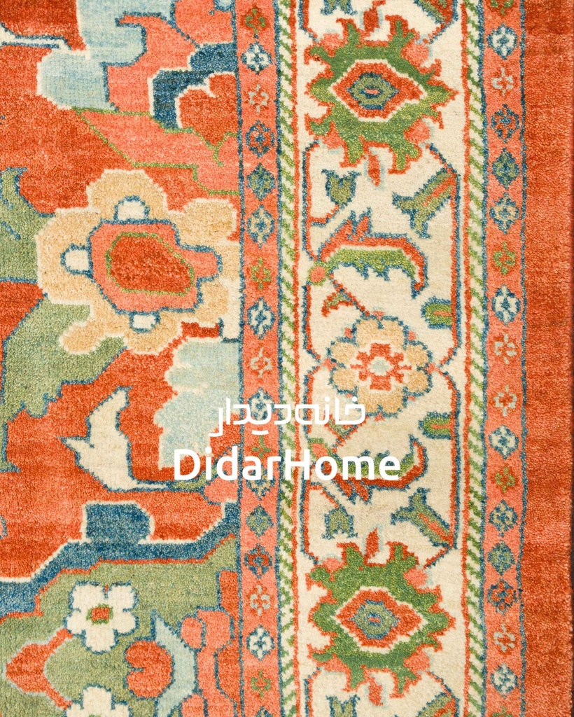 فرش دستباف هریس طرح افشان شش متری