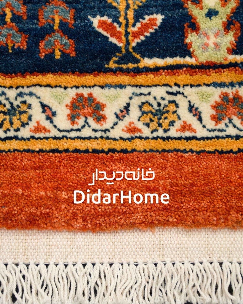 فرش دستباف محل طرح درخت زندگی شش متری