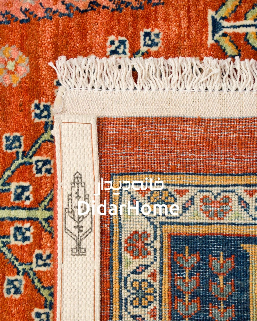 فرش دستباف محل طرح درخت زندگی شش متری