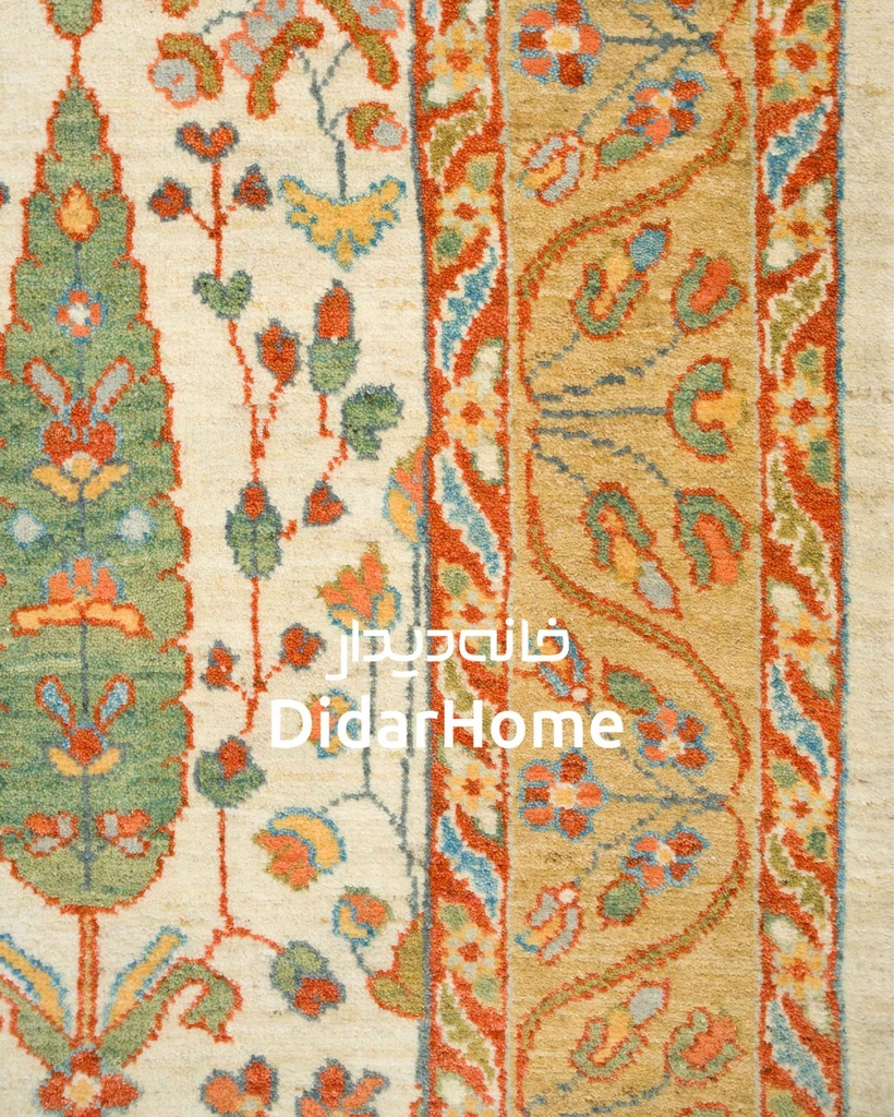 فرش دستباف سلطان آباد طرح افشان چهار متری