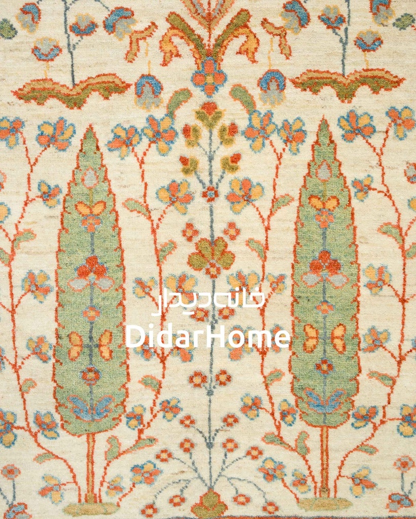 فرش دستباف سلطان آباد طرح افشان چهار متری