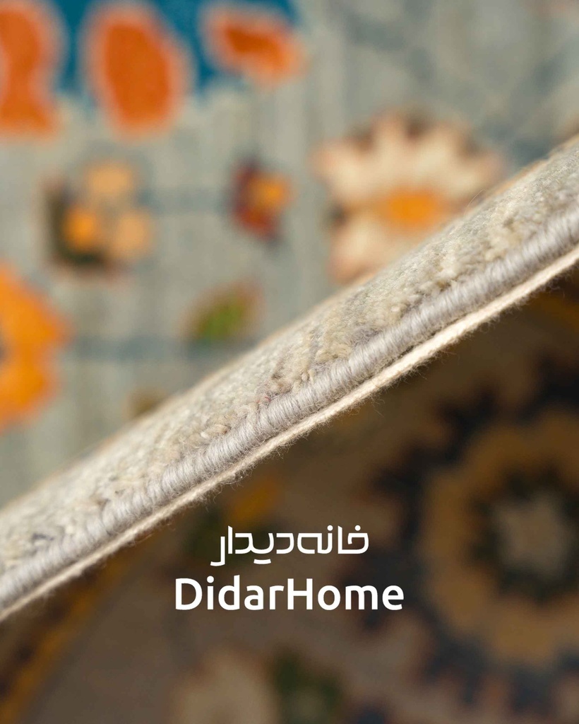 فرش دستباف کرمان طرح افشان نه متری