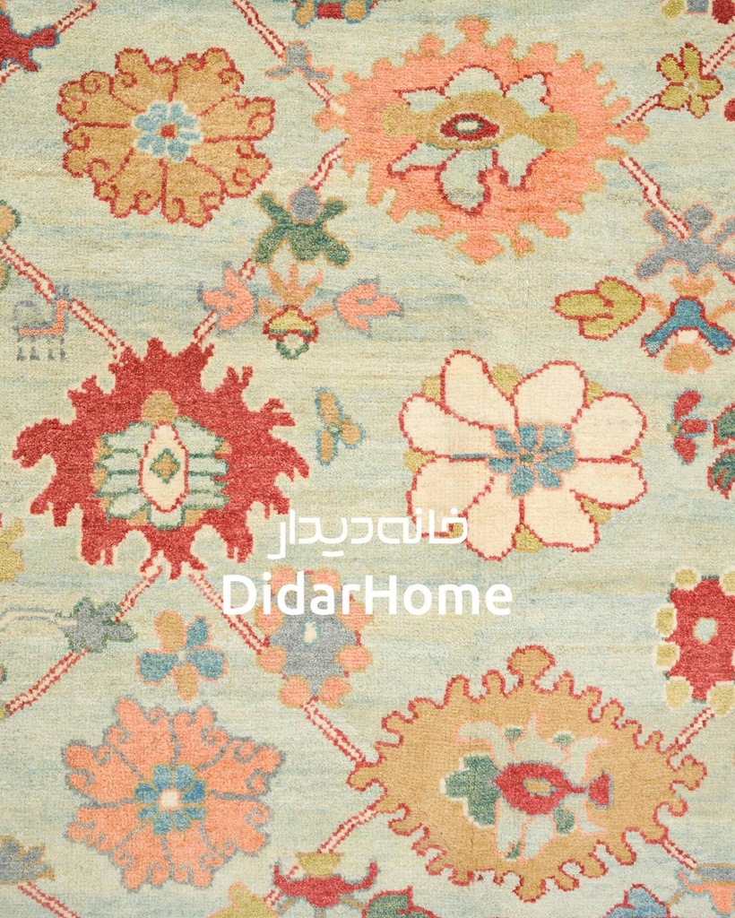 فرش دستباف سلطان آباد طرح افشان چهار متری (زیگلر محل)