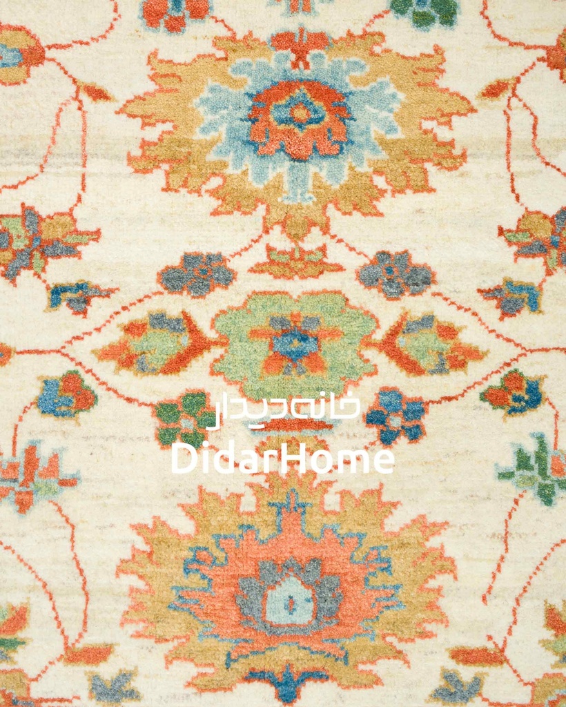 فرش دستباف سلطان آباد طرح افشان سه متری (زیگلر محل)