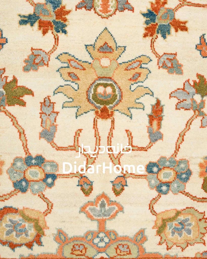 فرش دستباف سلطان آباد طرح افشان چهار متری (زیگلر محل)