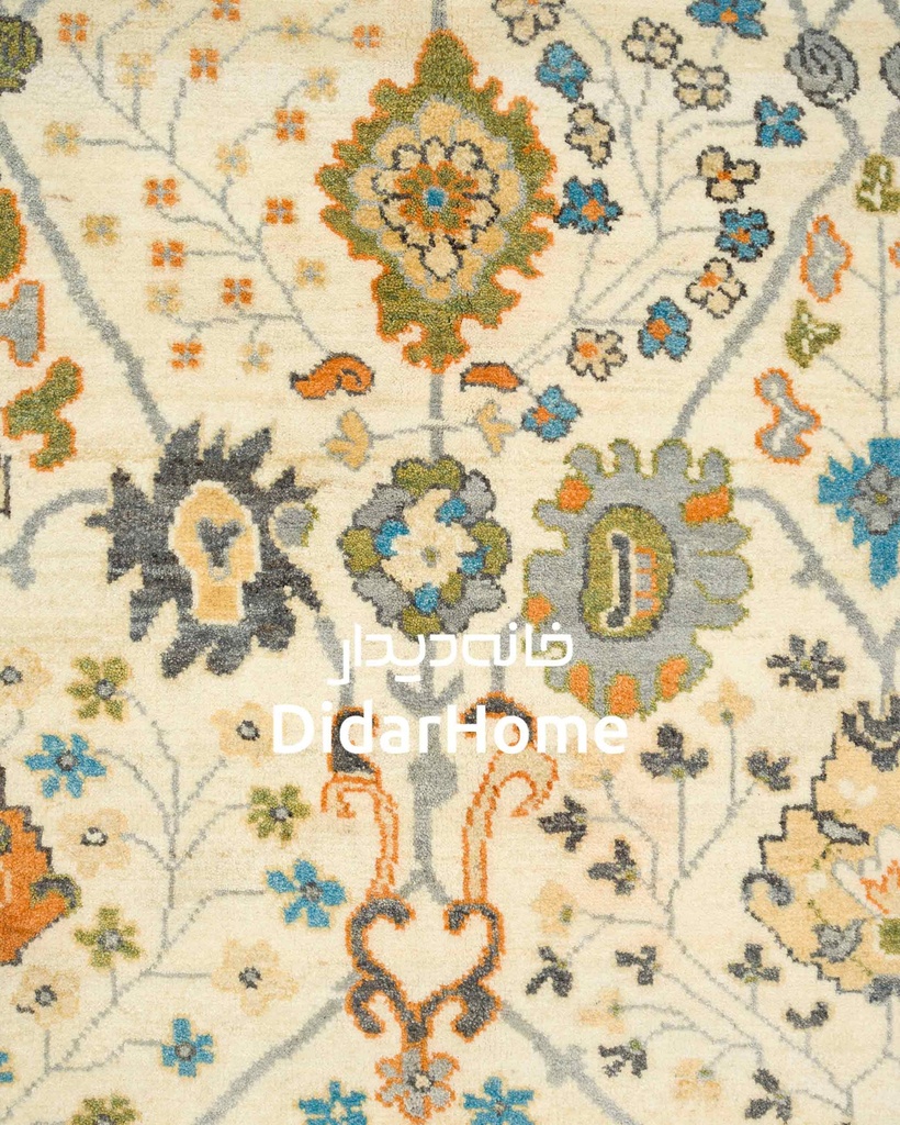 فرش دستباف سلطان آباد طرح افشان چهار متری (زیگلر محل)