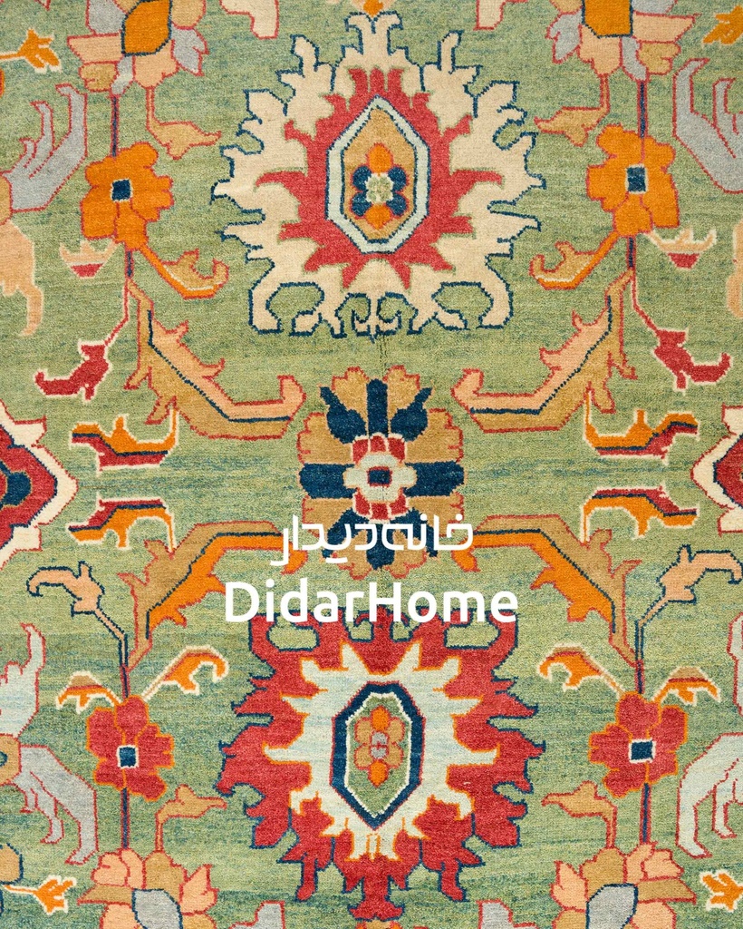 فرش دستباف هریس طرح افشان شش متری