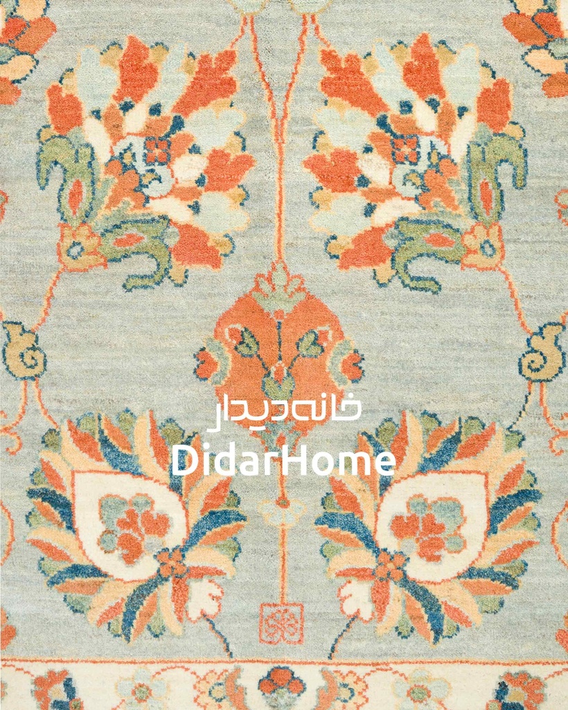 فرش دستباف سلطان آباد طرح افشان نه متری (زیگلر محل)