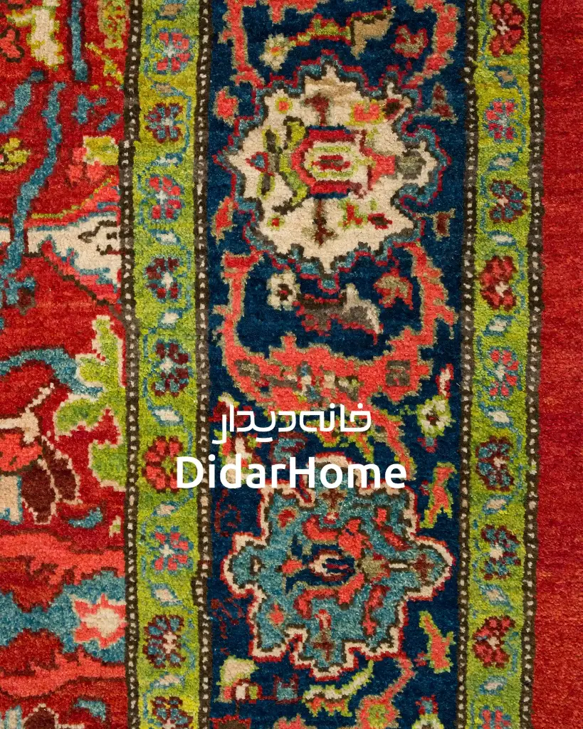 فرش دستباف محل طرح ترنجی شش متری