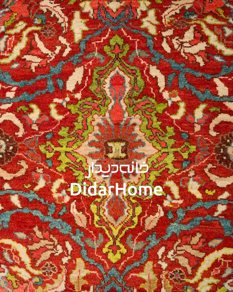 فرش دستباف محل طرح ترنجی شش متری