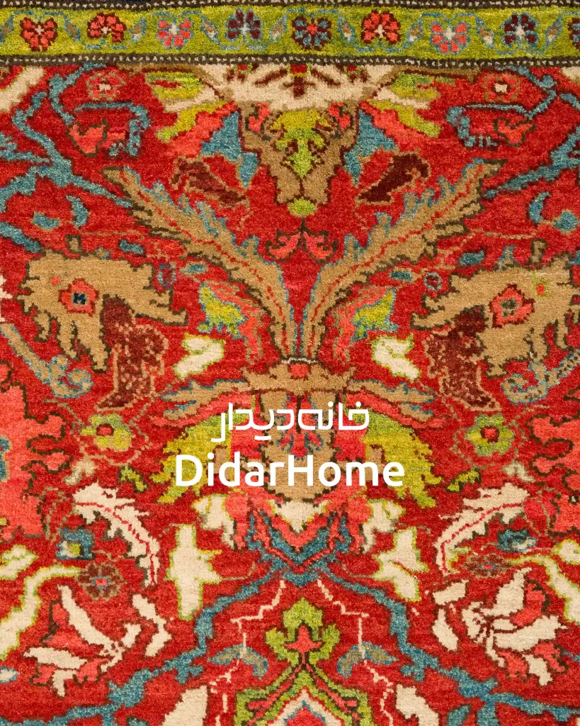 فرش دستباف محل طرح ترنجی شش متری