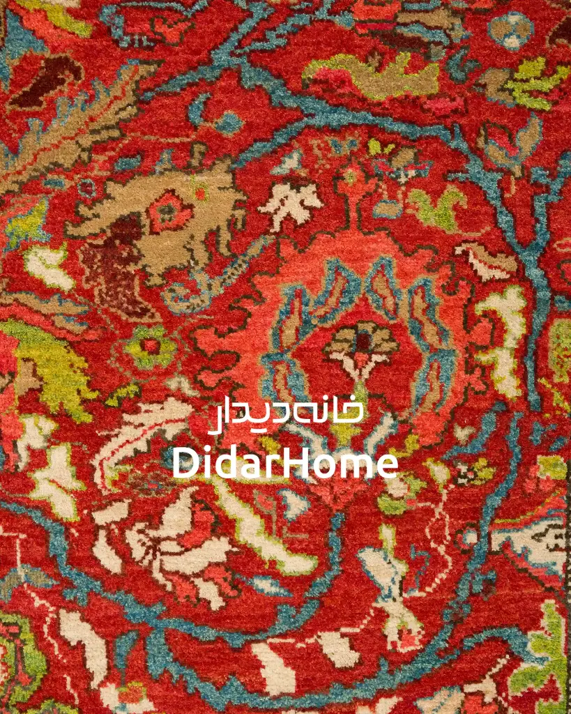 فرش دستباف محل طرح ترنجی شش متری