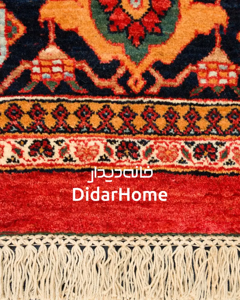 فرش دستباف بیجار طرح ترنجی شش متری