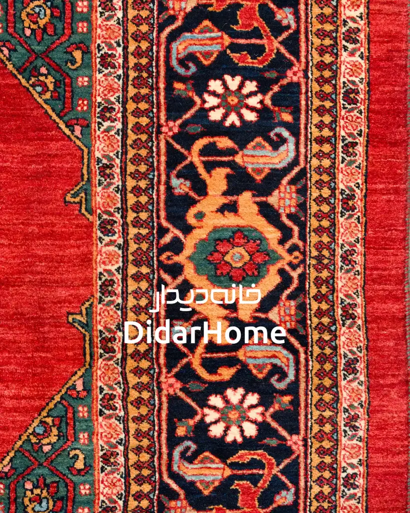 فرش دستباف بیجار طرح ترنجی شش متری