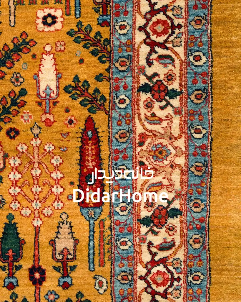 فرش دستباف بیجار طرح درخت زندگی چهار متری