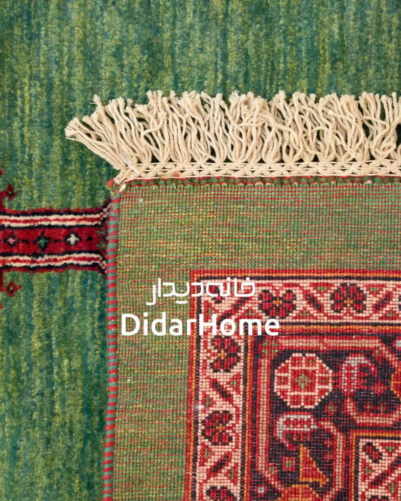 فرش دستباف قشقایی طرح ترنجی سه متری