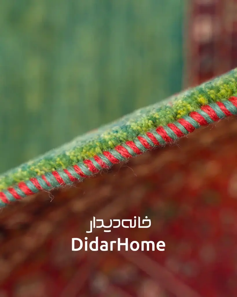 فرش دستباف قشقایی طرح ترنجی سه متری