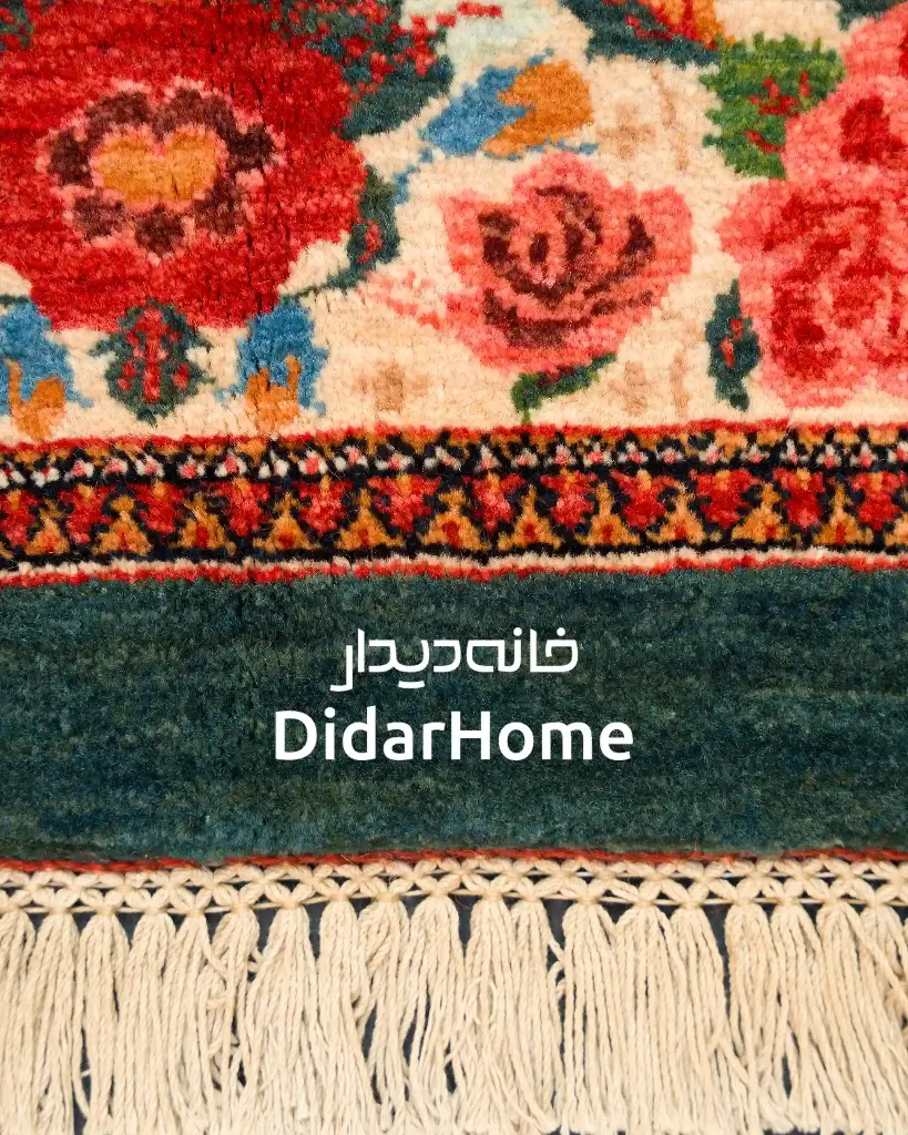 فرش دستباف بیجار طرح هزارگل ذرع و نیم