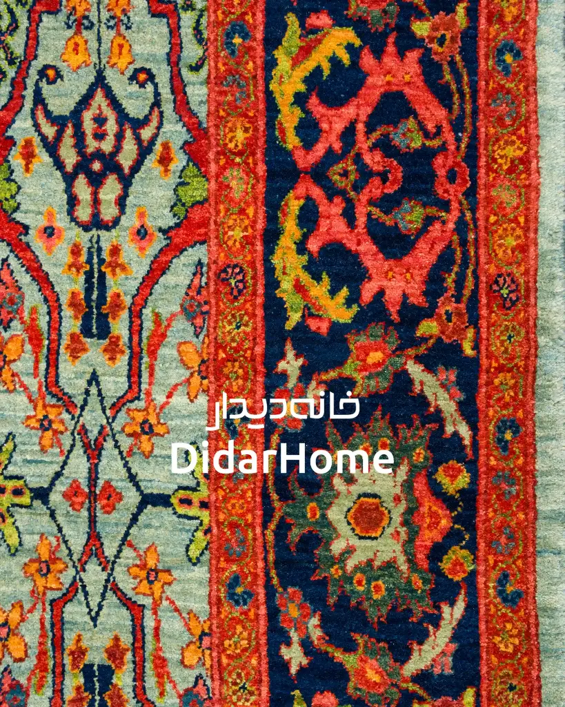 فرش دستباف بیجار گروس طرح افشان سه متری