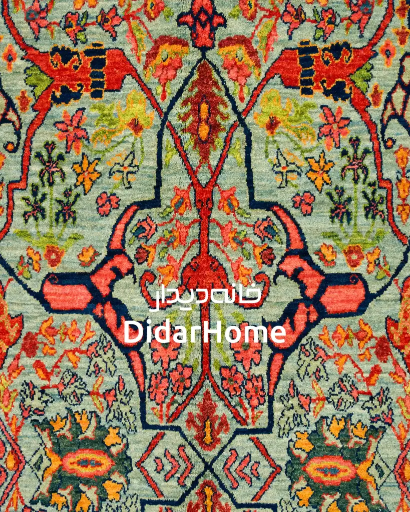 فرش دستباف بیجار گروس طرح افشان سه متری